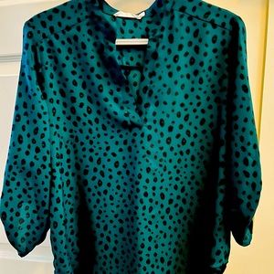 Chiffon Blouse with 3/4 length sleeve